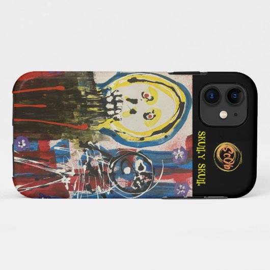 スカリースカルIPhoneケース Case-Mate iPhoneケース (裏面(横))