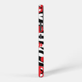 スカリーポップ・アートのゼブラ SAMSUNG GALAXYケース (右側面)