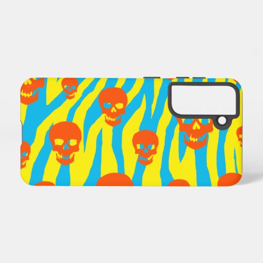 スカリーモダンゼブラ SAMSUNG GALAXYケース (裏面横)