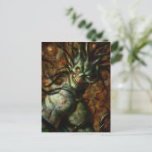 スカリー触手頭葉書 ポストカード (スタンド正面)