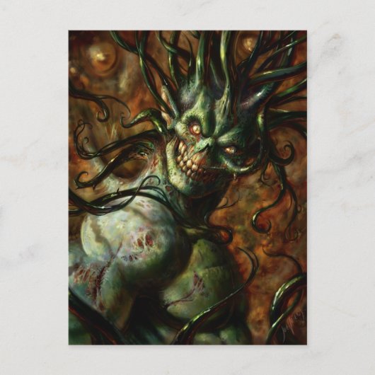 スカリー触手頭葉書 ポストカード (正面)