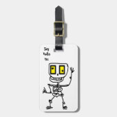 スカリ間抜けー ラゲッジタグ (正面縦)