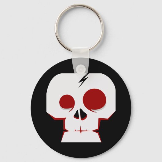 スカルおもしろいの怪獣 キーホルダー (正面)