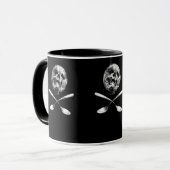 スカルおよびスプーン マグカップ (正面左)