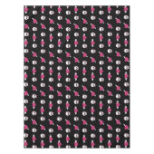 スカルおよびハート テーブルクロス (正面)