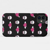 スカルおよびハート Case-Mate iPhoneケース (裏面(横))