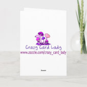 スカルおよびバラ カード (裏面)