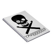 スカルおよびホック ノートブック (右側)