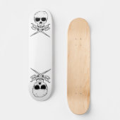 スカルおよび十字せん断、 スケートボード (正面)