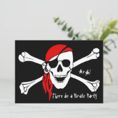 スカルおよび十字の骨 招待状 (スタンド正面)