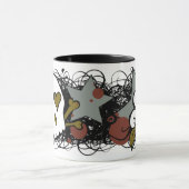 スカルおよび星のマグ マグカップ (中央)