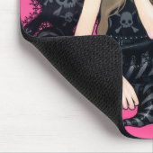 "スカルおよび星"のマウスパッド マウスパッド (コーナー)