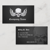 スカルおよび翼 名刺 (正面/裏面)