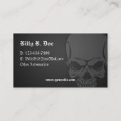 スカルおよび翼 名刺 (裏面)