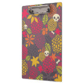 スカルおよび花 クリップボード (左)