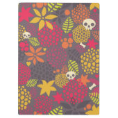 スカルおよび花 クリップボード (裏面)