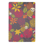 スカルおよび花 ミニクリップボード (裏面)