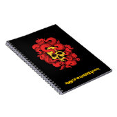 スカルおよび触手のNecronomiconのノート ノートブック (右側)