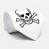 スカルおよび骨のタイ ネクタイ (ロール)