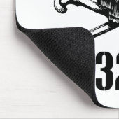 スカルおよび骨322 マウスパッド (コーナー)