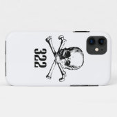 スカルおよび骨322 Case-Mate iPhoneケース (裏面(横))