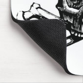 スカルおよび骨 マウスパッド (コーナー)