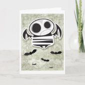 スカルこうもりカード カード (正面)