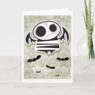 スカルこうもりカード カード