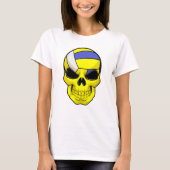 スカルとしてバレーボール選手として Tシャツ (正面)