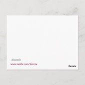 スカルとカップケーキはがき ポストカード (裏面)