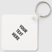 スカルとカボチャのチェック キーホルダー (裏面)