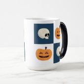 スカルとカボチャ モーフィングマグカップ (正面右)