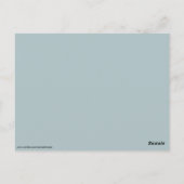 スカルとクモのはがき ポストカード (裏面)