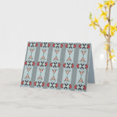 スカルとクモのグリーティングカード カード (黄色い花)