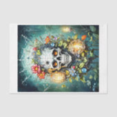 スカルとクモの巣 薄葉紙 (正面)