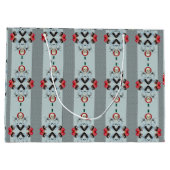 スカルとクモの抱き枕 ラージペーパーバッグ (裏面)