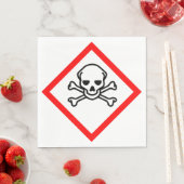 スカルとクロスボーンの危険度の記号 スタンダードランチョンナプキン (インサイチュ)