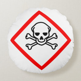 スカルとクロスボーンの危険度の記号 ラウンドクッション