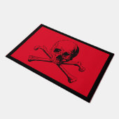 スカルとクロスボーンの形式 ドアマット (アングル)