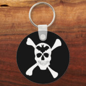 スカルとクロスボーンキーチェーン キーホルダー (正面)
