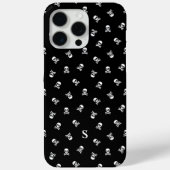 スカルとクロスボーンズモノグラムのハロウィーン Case-Mate iPhoneケース (裏面)