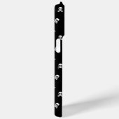 スカルとクロスボーンズモノグラムのハロウィーン Case-Mate iPhoneケース (裏面 / 右)