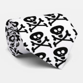 スカルとクロスボーンタイ ネクタイ (ロール)