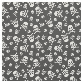 スカルとクロスボーンバイク ファブリック