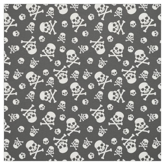 スカルとクロスボーンバイク ファブリック (見本)