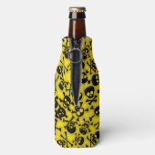 スカルとクロスボーンパターン ボトルクーラー (ボトル裏面)