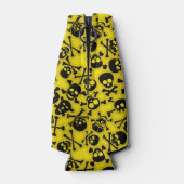 スカルとクロスボーンパターン ボトルクーラー (裏面)