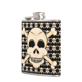 スカルとクロスボーンフラスコ フラスク (左)