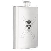 スカルとクロスボーンフラスコ フラスク (右)