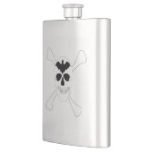 スカルとクロスボーンフラスコ フラスク (左)